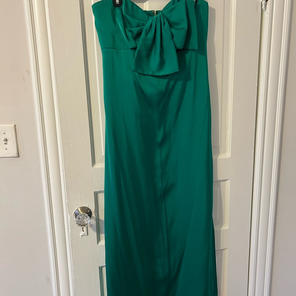 Lilly Pulitzer Carlyn Satin Strapless Bow Maxi